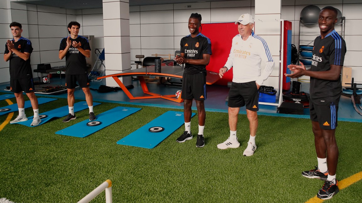 Camavinga Bertemu Ancelotti dan Berlatih Bersama Skuad Real Madrid