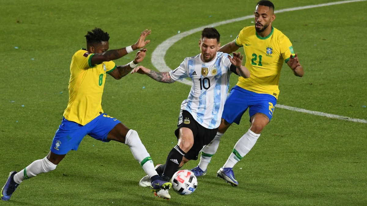 Argentina 0 vs 0 Brasil: Messi Berjuang Tanpa Rasa Sakit