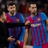 Xavi Hernandez, Sergio Busquets dan Gerard Pique