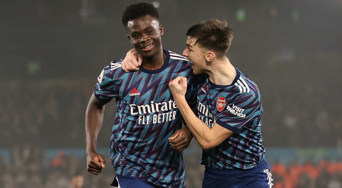 Bukayo Saka dan Kieran Tierney