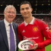 Cristiano Ronaldo dan Alex Ferguson