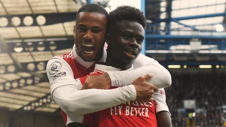 Gabriel Magalhaes dan Bukayo Saka