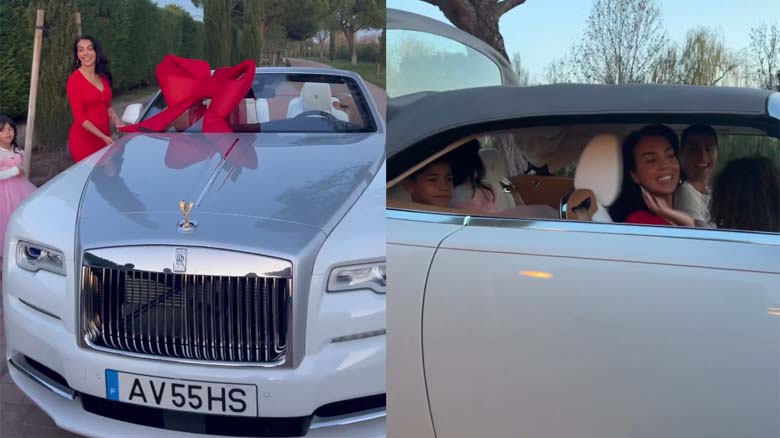 Cristiano Ronaldo mendapatkan hadiah Rolls Royce