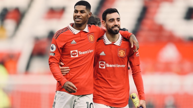 Bruno Fernandes dan Marcus Rashford