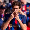 Marcos Alonso cetak gol untuk Barcelona