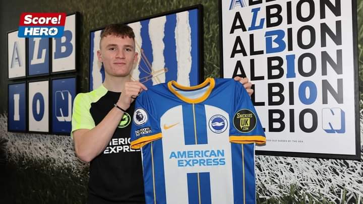 Pemain muda Brighton and Hove Albion asal Irlandia Mark O'Mahony