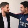 Jorginho dan Mikel Arteta