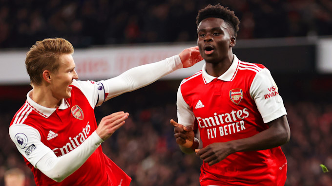 Martin Odegaard dan Bukayo Saka, Prediksi Aston Villa vs Arsenal