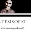 Link Tes Psikopat Tersedia di Sini, Cari Tahu Kepribadian Kamu Yuk!