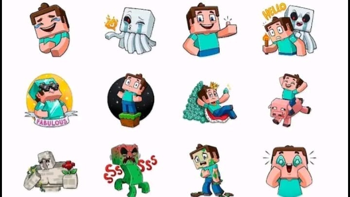 minecraft stickers