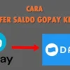 cara transfer saldo gopay ke dana