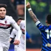 Kolase foto Santiago Castro dan Lautaro Martinez